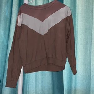 •pink/white pullover•